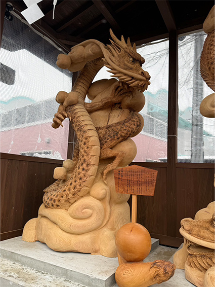 御神木から生まれた昇龍・降龍