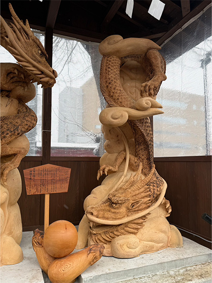 御神木から生まれた昇龍・降龍