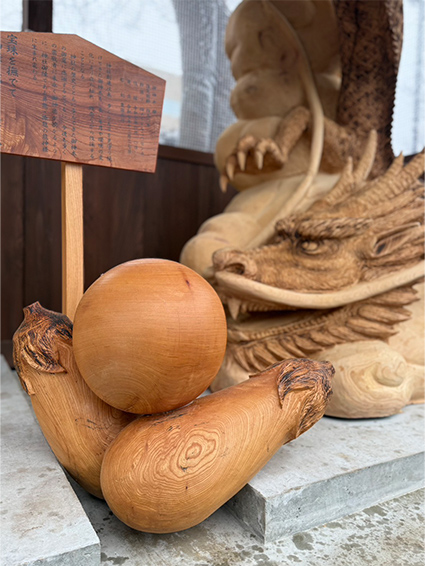 御神木から生まれた昇龍・降龍